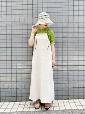 「AKIRANAKA（アキラナカ）のアイテム」を使った、MIDWEST FUJIIさん（レディース・160cm）の夏コーディネート