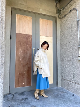 「AKIRANAKA（アキラナカ）のアイテム」を使った、MIDWEST FUJIIさん（レディース・160cm）の秋コーディネート