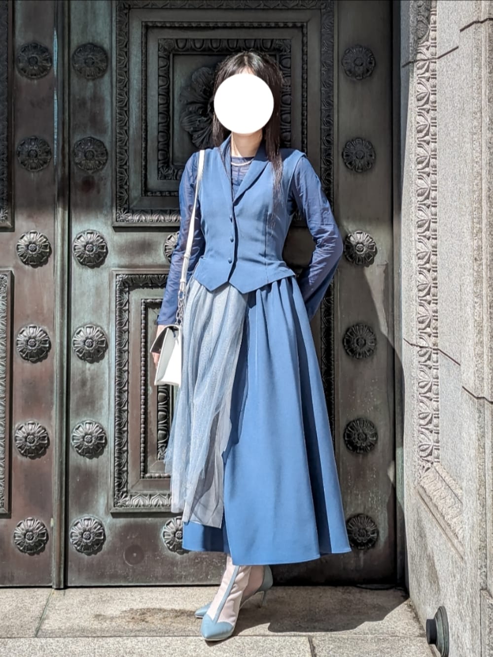 アメリヴィンテージ チュールドッキングドレス Ameri（アメリ）の「TULLE DOCKING DRESS（ワンピース）」 - WEAR