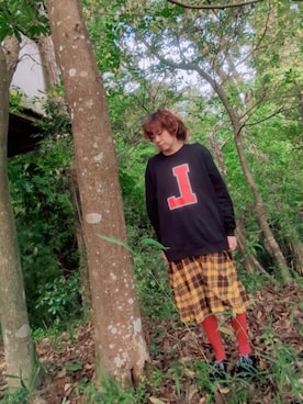 「アイテム（タイツ/ストッキング）」を使った、na-chanさん（レディース・159cm）の秋コーディネート