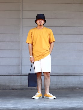 「トートバック」｜「アイテム（その他）」を使った、 mochizukitakuyaさん（メンズ・170cm）の夏コーディネート