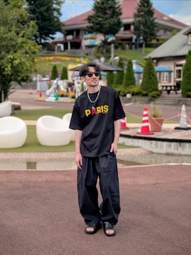 「アイテム（スラックス）」を使った、神尾健太｜G.tailさん（メンズ・176cm・30代）の秋コーディネート
