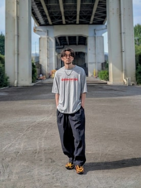 「アイテム（サングラス）」を使った、神尾健太｜G.tailさん（メンズ・176cm）の秋コーディネート