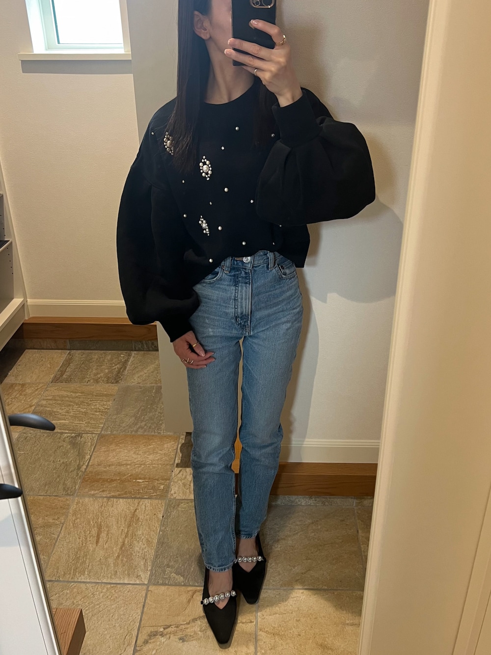 MOUSSY（マウジー）の「PLAIN JEANS STRAIGHT SLIM（デニム