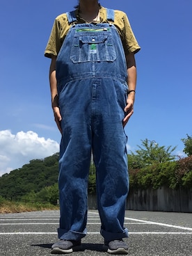 「アイテム（オールインワン・サロペット）」を使った、ks111さん（メンズ・169cm）の夏コーディネート