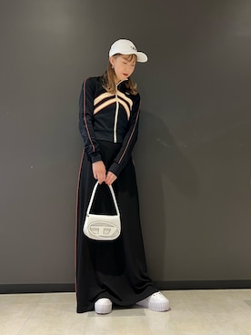 「DIESEL」｜「アイテム（ワンピース/ドレス）」を使った、ckちゃんさん（レディース・158cm）の春コーディネート