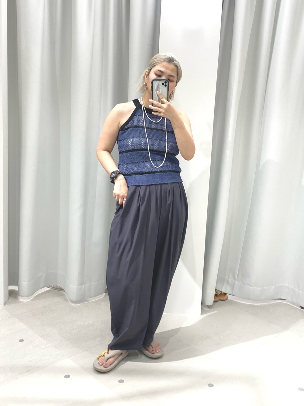 トップス anuke Border Knit Tanktop 62510515 セール】anuke Border Knit Tanktop ボーダーニットタンクトップ
