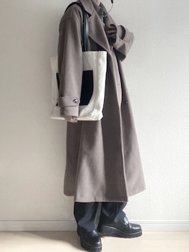 「DEVICE+（デバイスプラス）のアイテム」を使った、れぇとさん（メンズ・165cm）の冬コーディネート