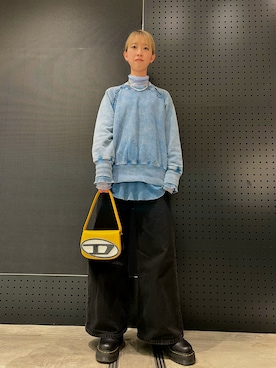 「アイテム（スウェット）」を使った、hamayanさん（レディース・169cm・30代）の冬コーディネート