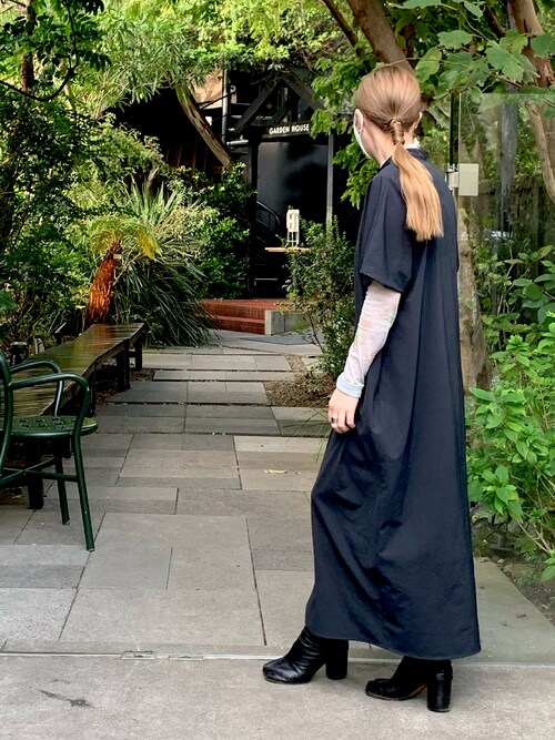リムアーク／Half sleeve cocoon OP／38／ブラック RIM.ARK Half sleeve cocoon OP（(リムアーク) ⁄ Half sleeve