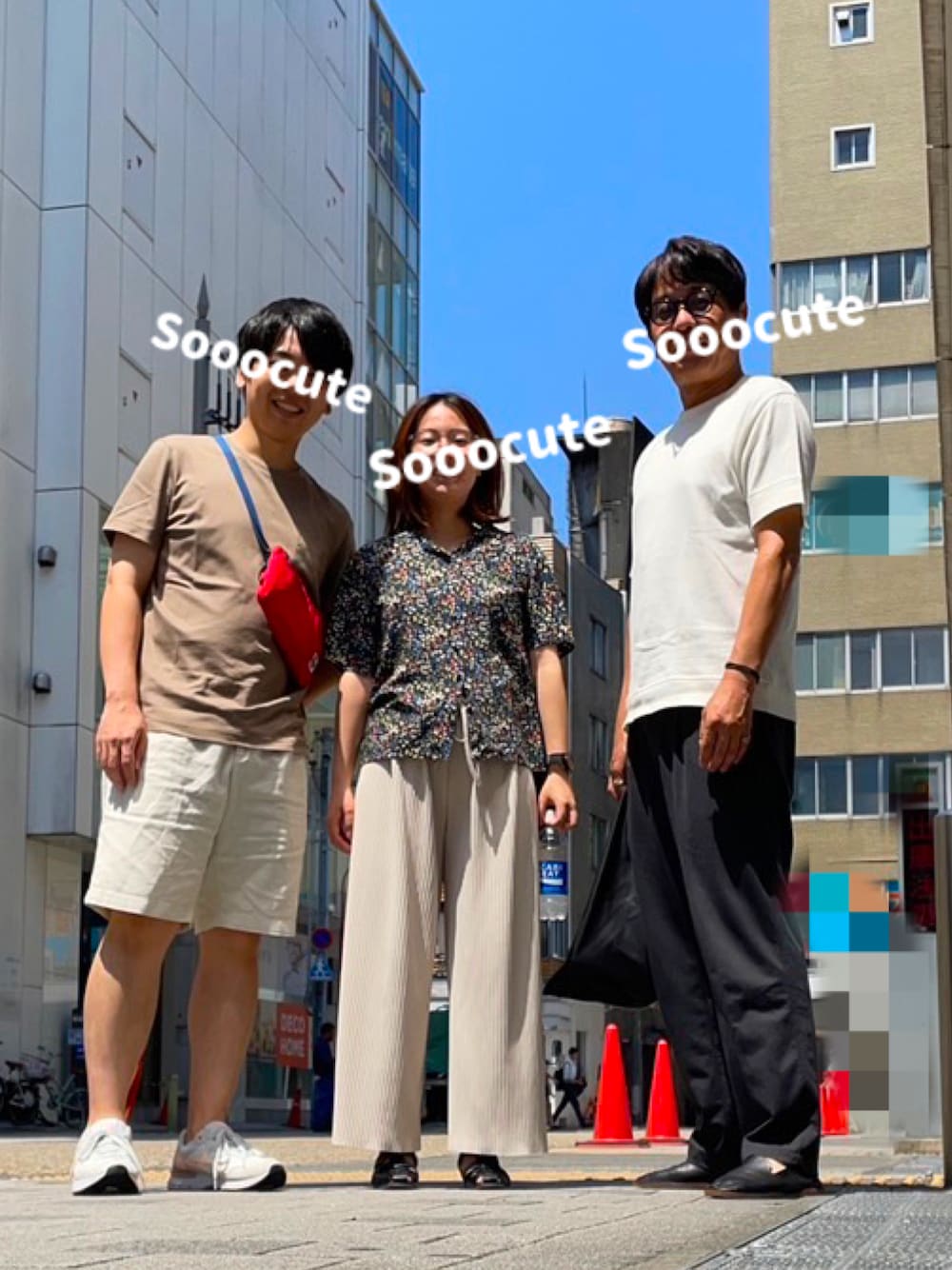 「親子コーデ、父娘、息子くん、うなぎ、美味しかったね、来年も行こうね」｜「＋クローゼットのアイテム（Tシャツ/カットソー、ベージュ系）」を使った、Rinさん（レディース・152cm）の夏コーディネートの1枚目の写真