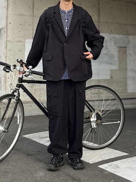 「ごきげんウィーク」｜「アイテム（ジャケット/アウター）」を使った、rikutoさん（メンズ・173cm）の春コーディネート