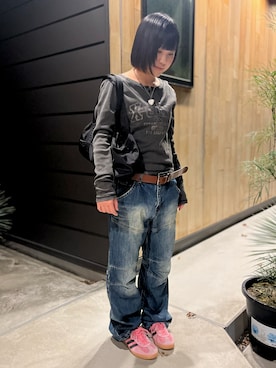 「HYSTERIC GLAMOUR（ヒステリックグラマー）のアイテム」を使った、ねねさん（レディース・148cm）の秋コーディネート