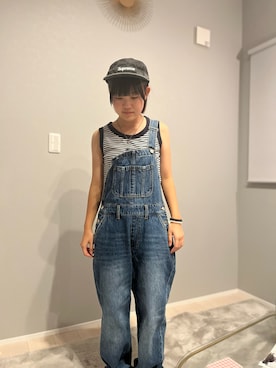 「X-girl（エックスガール）のアイテム」を使った、ねねさん（レディース・148cm）の秋コーディネート
