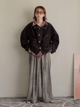 「アイテム（ブルゾン）」を使った、ぐりさん（メンズ・170cm・20代）の秋コーディネート