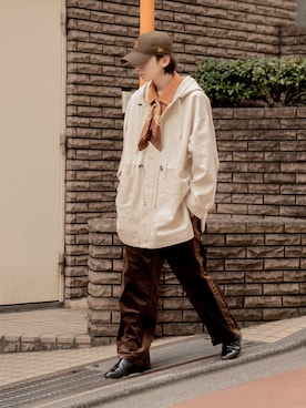 「soerte（ソエルテ）のアイテム（財布/小物）」を使った、ぐりさん（メンズ・170cm）の春コーディネート