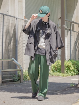 ぐりさん(メンズ・170cm)の春コーディネート