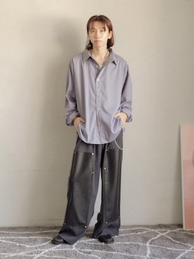 「アイテム（パンツ）」を使った、ぐりさん（メンズ・170cm）の秋コーディネート