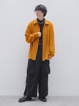 「アイテム（ネックレス）」を使った、ぐりさん（メンズ・170cm）の春コーディネート