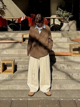 「CASPER JOHN（キャスパージョン）のアイテム」を使った、ぐりさん（メンズ・170cm）の春コーディネート