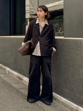 「soerte（ソエルテ）のアイテム（パンツ）」を使った、ぐりさん（メンズ・170cm）の春コーディネート