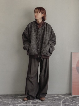 「アイテム（MA-1）」を使った、ぐりさん（メンズ・170cm・20代）の秋コーディネート