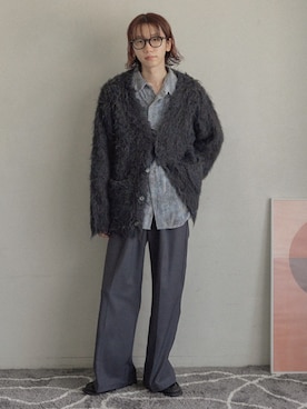 「アイテム（カーディガン/ボレロ）」を使った、ぐりさん（メンズ・170cm）の秋コーディネート