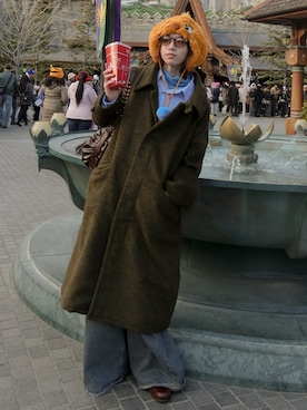 「CASPER JOHN（キャスパージョン）のアイテム」を使った、ぐりさん（メンズ・170cm）の冬コーディネート