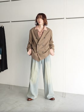 「CASPER JOHN（キャスパージョン）のアイテム」を使った、ぐりさん（メンズ・170cm）の春コーディネート