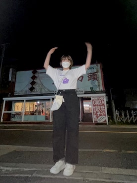 「NERDY（ノルディ）のアイテム（シューズ）」を使った、mowさん（レディース・157cm）の秋コーディネート