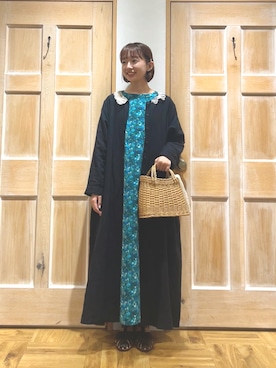 「TSUHARU by Samansa Mos2（ツハルバイサマンサモスモス）のアイテム（サンダル）」を使った、ちえさん（レディース・156cm）の夏コーディネート