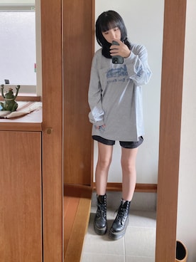「RNA」｜「アイテム（ブーツ）」を使った、ₐₙさん（レディース・160cm）の秋コーディネート