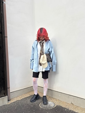「RETRO GIRL（レトロガール）のアイテム（トップス）」を使った、ukiさん（レディース・160cm）の春コーディネート