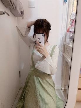 「EATME」｜「アイテム（ワンピース/ドレス）」を使った、Kumi  Kumiさん（レディース・171cm）の秋コーディネート