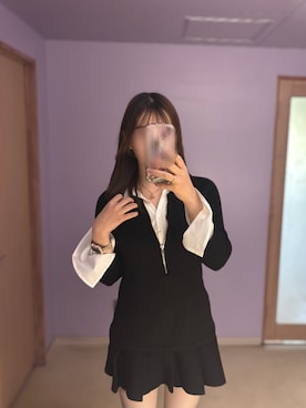 「LIPSERVICE（リップサービス）のアイテム」を使った、すんにゃんさん（レディース・160cm）の冬コーディネート