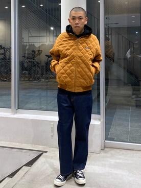 「アイテム（ブルゾン）」を使った、中山 麗士さん（メンズ・178cm・20代）の秋コーディネート