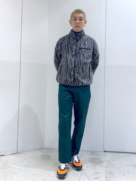 「アイテム（ブルゾン）」を使った、中山 麗士さん（メンズ・178cm・20代）の冬コーディネート