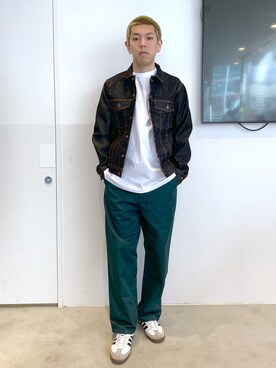 「アイテム（ブルゾン）」を使った、中山 麗士さん（メンズ・178cm・20代）の冬コーディネート