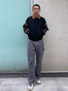 「アイテム（ブルゾン）」を使った、中山 麗士さん（メンズ・178cm・20代）の秋コーディネート