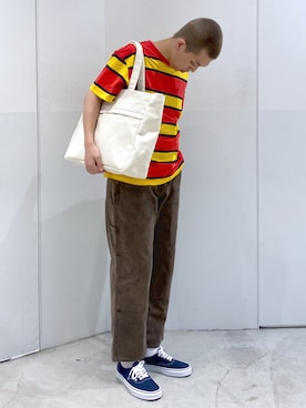 「アイテム（バッグ）」を使った、中山 麗士さん（メンズ・178cm・20代）の夏コーディネート