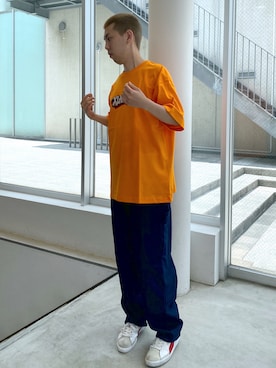 中山 麗士さん（メンズ・178cm）の夏コーディネート