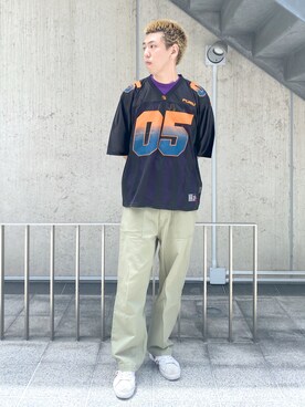 中山 麗士さん（メンズ・178cm）の夏コーディネート