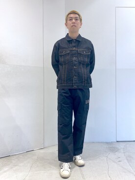 「アイテム（ブルゾン）」を使った、中山 麗士さん（メンズ・178cm・20代）の冬コーディネート