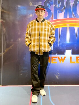 「アイテム（ブルゾン）」を使った、中山 麗士さん（メンズ・178cm・20代）の秋コーディネート