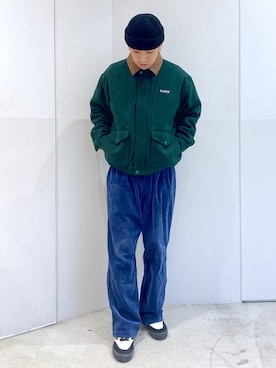 「アイテム（ブルゾン）」を使った、中山 麗士さん（メンズ・178cm・20代）の秋コーディネート