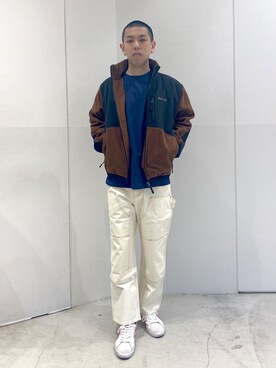 「アイテム（ブルゾン）」を使った、中山 麗士さん（メンズ・178cm・20代）の冬コーディネート