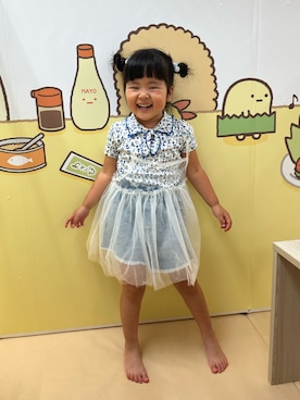 「アイテム（サンダル）」を使った、＊SK.HRR＊さん（キッズ・100cm）の夏コーディネート