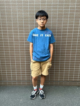「BREEZE（ブリーズ）のアイテム」を使った、＊SK.HRR＊さん（キッズ・148cm）の秋コーディネート