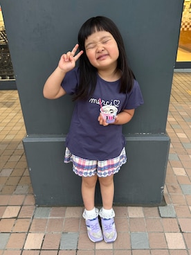 「IFME（イフミー）のアイテム」を使った、＊SK.HRR＊さん（キッズ・110cm）の夏コーディネート