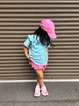 「pairmanon（ペアマノン）のアイテム」を使った、＊SK.HRR＊さん（キッズ・110cm）の夏コーディネート